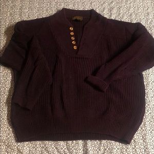Men’s Quarter Button Sweater